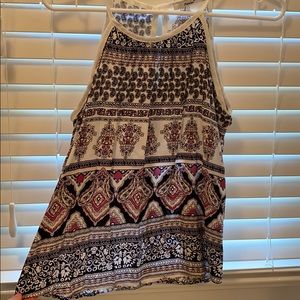 patterned tank top